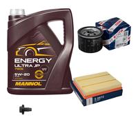 Bosch Controllo Set 5L mannol Energia Ultra JP 5W-20 per Ford Focus IV)