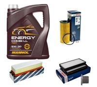 BOSCH Controllo Set 5L MANNOL Energy Combi LL 5W-30 Per BMW X5 xDrive25d