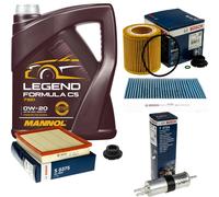 BOSCH Controllo Set 5L MANNOL Legend Formula C5 0W-20 Per BMW 3er Touring