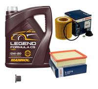 BOSCH Controllo Set 5L MANNOL Legend Formula C5 0W-20 Per BMW 3er Touring