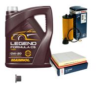BOSCH Controllo Set 5L MANNOL Legend Formula C5 0W-20 Per MINI BMW Cooper