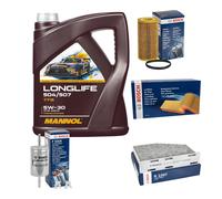 Bosch Controllo Set 5L mannol Longlife 504/507 5W-30 per . Audi A3