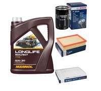 BOSCH Controllo Set 5L MANNOL LONGLIFE 504/507 5W-30 Per Seat Cordoba 6K1