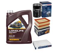 BOSCH Controllo Set 5L MANNOL LONGLIFE 504/507 5W-30 Per Seat Ibiza II 6K1