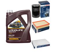 Bosch Controllo Set 5L mannol Longlife 504/507 5W-30 per Seduta Inca 6K9