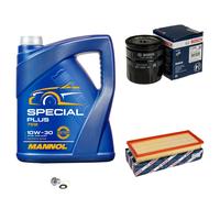 BOSCH Controllo Set 5L MANNOL Special Plus 10W-30 Per Ford Escort IV