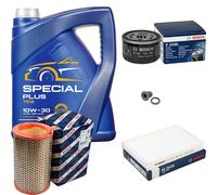 BOSCH Controllo Set 5L MANNOL Special Plus 10W-30 Per Renault Megane I 1.6i