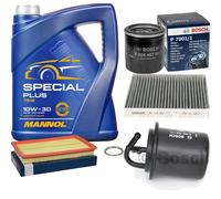 BOSCH Controllo Set 5L MANNOL Special Plus 10W-30 Per Subaru Forester 2.0 X