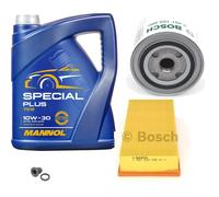 BOSCH Controllo Set 5L MANNOL Special Plus 10W-30 Per Volvo 440 K 1.9 Turbo