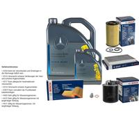 BOSCH Controllo Set 6 L 5W-40 MB 229.5 Per Mercedes Vito Kasten 114 CDI 116