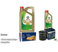 Bosch Controllo Set 6 L Castrol 5W-30 M per Kia Rio III 1.25 CVVT 1.2