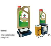BOSCH Controllo Set 6 L Castrol 5W-30 M Per KIA Soul II 1.6 CRDi 136 Rio III