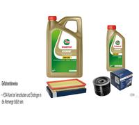 BOSCH Controllo Set 6 L Castrol 5W-30 M Per Subaru Legacy I 2200 4WD 2000