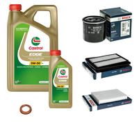 BOSCH Controllo Set 6 L Castrol EDGE 5W-30 LL Per Nissan X-Trail 1.6 DiG-T