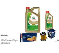 Bosch Controllo Set 6 L castrol edge 5W-30 M per Mini John Cooper Opere