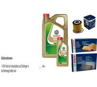 Bosch Controllo Set 6 L castrol edge 5W-30 M per Mini John Cooper Works