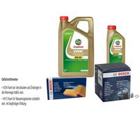 Bosch Controllo Set 6 L castrol edge FST 5W-30 Ll per Intelligente 454 1.5