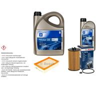 Bosch Controllo Set 6 L GM olio motore dexos2 5W-30 per Opel Mokka / x Scheda Di
