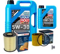 Bosch Controllo Set 6 L Liqui Moly da Molto Tempo High-Tech 5W-30 per Ford Messa