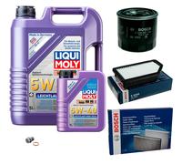 BOSCH Controllo Set 6 L Liqui Moly Leichtlauf High Tech 5W-40 Per KIA Soul
