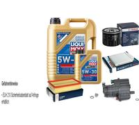 BOSCH Controllo set 6 L Liqui Moly Long Life 3 5W-30 per Renault Clio III 1.5
