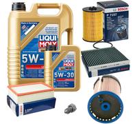BOSCH Controllo set 6 L Liqui Moly Long Life 3 5W-30 per VW Passat Variant