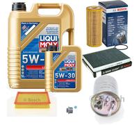 BOSCH Controllo set 6 L Liqui Moly Long Life 3 5W-30 per VW Scatola Caddy II
