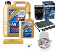 BOSCH Controllo set 6 L Liqui Moly Long Life 3 5W-30 per VW Scatola Caddy II