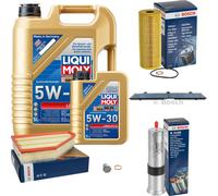 BOSCH Controllo Set 6 L Liqui Moly LONGLIFE 3 5W-30 Per BMW 3er Touring 320d