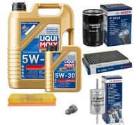BOSCH Controllo Set 6 L Liqui Moly LONGLIFE 3 5W-30 Per VW Polo Classic 100