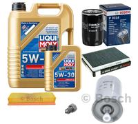 BOSCH Controllo Set 6 L Liqui Moly LONGLIFE 3 5W-30 Per VW Polo Classic 100