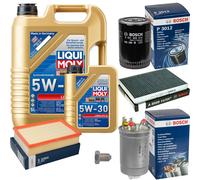 BOSCH Controllo Set 6 L Liqui Moly LONGLIFE 3 5W-30 Per VW Polo Classic 64
