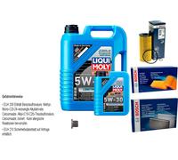 BOSCH Controllo Set 6 L Liqui Moly Longtime High Tech 5W-30 Per BMW 3er G20