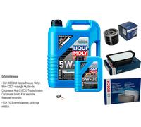 BOSCH Controllo Set 6 L Liqui Moly Longtime High Tech 5W-30 Per KIA Soul AM