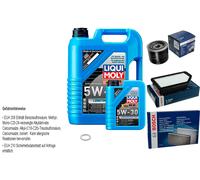 BOSCH Controllo Set 6 L Liqui Moly Longtime High Tech 5W-30 Per KIA Soul II