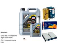 Bosch Controllo Set 6 L Liqui Moly Top Tec 4100 5W-40 per Honda Fr-V Be