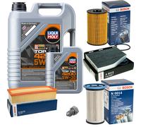 BOSCH Controllo Set 6 L LIQUI MOLY Top Tec 4200 5W-30 per Skoda Yeti 2.0 TDi