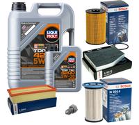 BOSCH Controllo Set 6 L LIQUI MOLY Top Tec 4200 5W-30 per Skoda Yeti 2.0 TDi