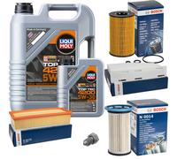 BOSCH Controllo Set 6 L LIQUI MOLY Top Tec 4200 5W-30 per Skoda Yeti 2.0 TDi