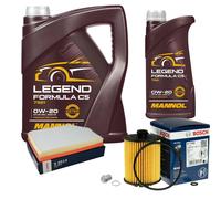 BOSCH Controllo Set 6 L MANNOL 0W-20 LEGEND Formula C5 Per Volvo XC60 156