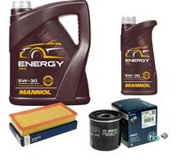 Bosch Controllo Set 6 L mannol 5W-30 Energia per Toyota Avensis Station Vagone