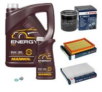 BOSCH Controllo Set 6 L MANNOL 5W-30 Energy Per Nissan Juke 1.6 DiG-T 4x4
