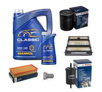 BOSCH Controllo Set 6 L MANNOL Classic 10W-40 Per Fiat Scudo Combinato 220P