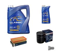 BOSCH Controllo Set 6 L MANNOL Classic 10W-40 Per Fiat Scudo Combinato 220P