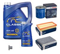 Bosch Controllo Set 6 L mannol Classic 10W-40 per Peugeot 508 Sw Io 8E_