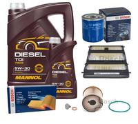 Bosch Controllo Set 6 L mannol Diesel Tdi 5W-30 per Peugeot Expert Van