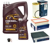 Bosch Controllo Set 6 L mannol Diesel Tdi 5W-30 per VW Di Golf VII 2.0