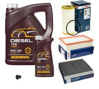 Bosch Controllo Set 6 L mannol Diesel Tdi 5W-30 per VW Golf VII