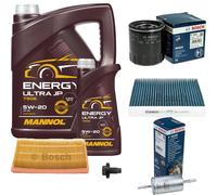 Bosch Controllo Set 6 L mannol Energia Ultra JP 5W-20 per Ford di Messa