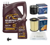Bosch Controllo Set 6 L mannol Energia Ultra JP 5W-20 per Ford Max